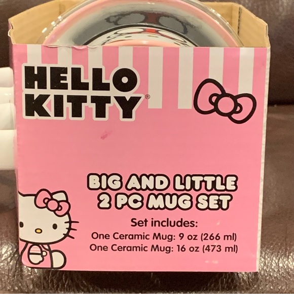 Hello Kitty Big & Little 9oz and 16oz 2 Piece Mug Set - Picture 10 of 10